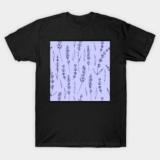 Pattern with lavender flowers T-Shirt